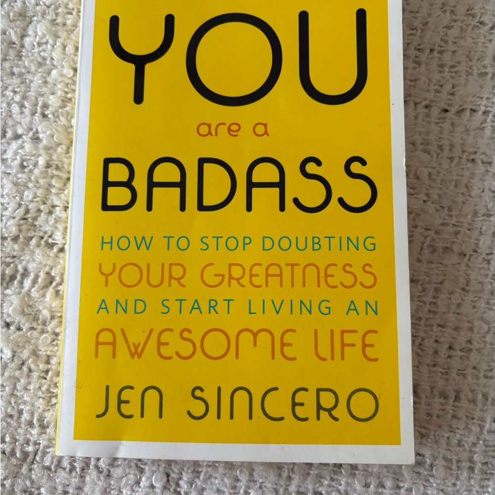 5/25 🚀 You Are a Badass Book by Jen Sincero